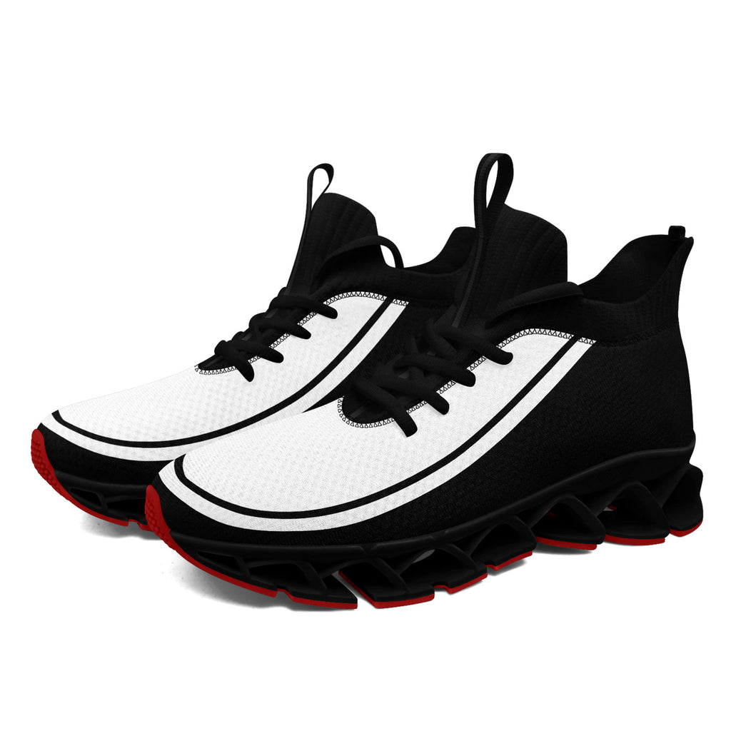Custom Black White Maxsoul Shoes Personalized Sneaker FN030XD-D020388-8