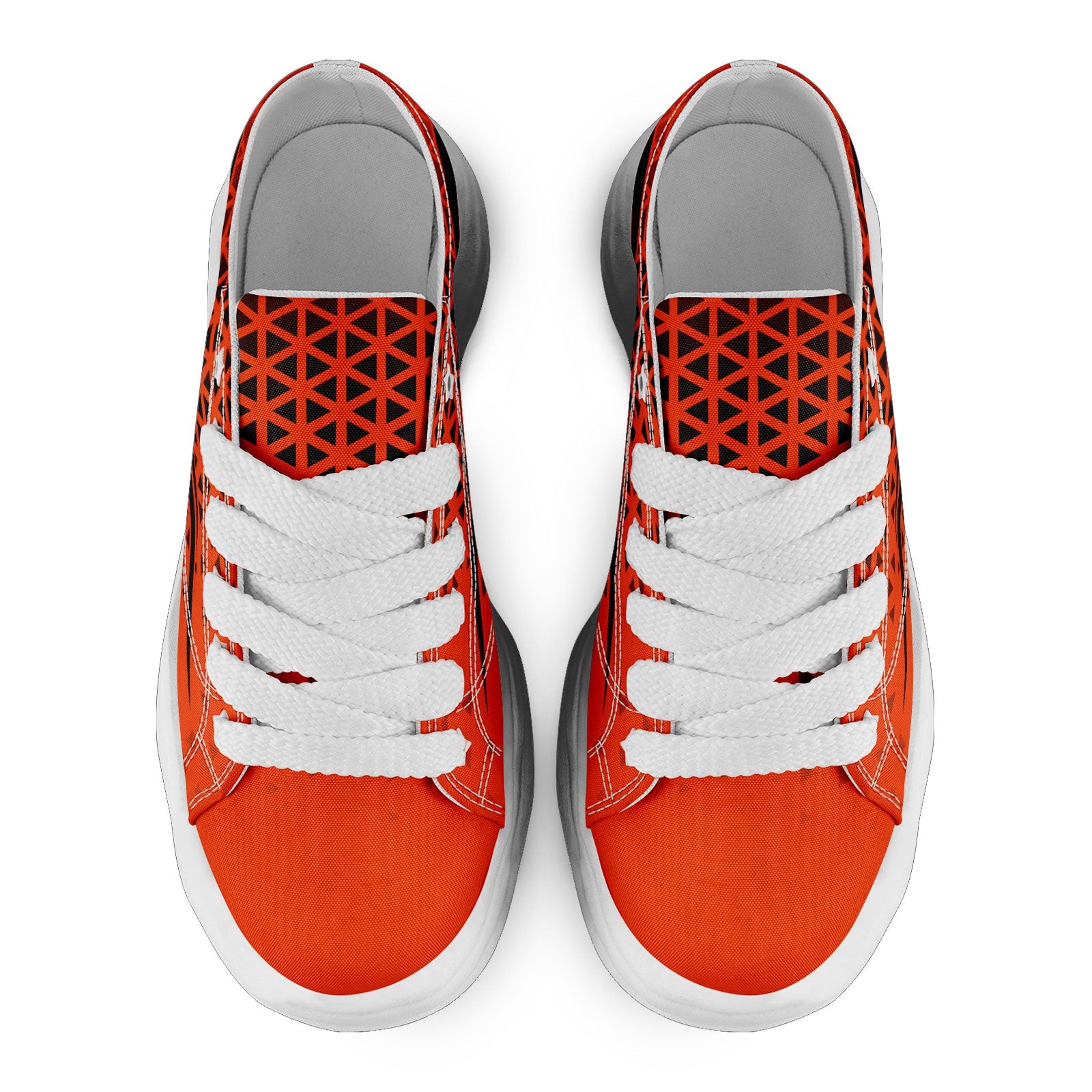 Custom Black Orange Ohio Shoes Personalized Sneaker FN038-D023003-6 Custom Online