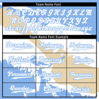 Custom Light Blue White Cream Argentina Flag Personalized Authentic Baseball Jersey BSBJ01-E06022-6