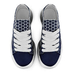 Custom Blue White Texas Football Jersey and Sports Shoes Combo Offer Personalized Combo ZH-D023031-9