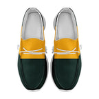 Custom Green Yellow Green Bay Jacket and Sports Shoes Combo Offer Personalized Combo ZH-D020294-13