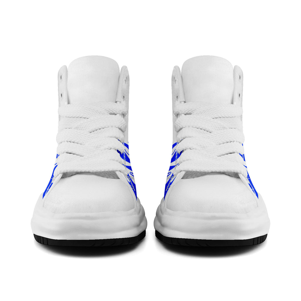 Custom White Blue Indianapolis Football Jersey and Firesoul Sports Shoes Combo Offer Personalized Combo ZH-D020273-14