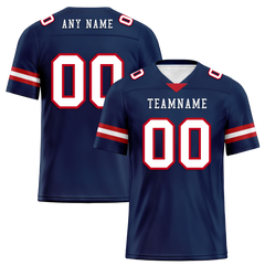 Custom Blue Classic Style Personalized Authentic Football Jersey FBJ02-bd0a70b0