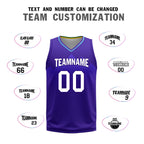 Custom Purple White Utah City Edition Personalized Reversible Basketball Set Sports Basketball Jersey BBJ01R-D0610-29-COOLMAX