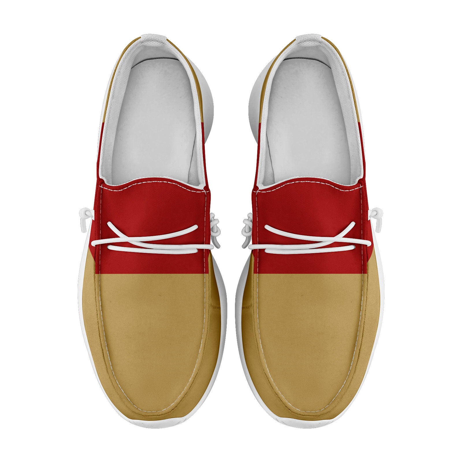 Custom Red Yellow San Francisco Jacket and Sports Shoes Combo Offer Personalized Combo ZH-D020294-25