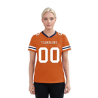 Custom Orange Classic Style Personalized Authentic Football Jersey FBJ02-bd0a70b8