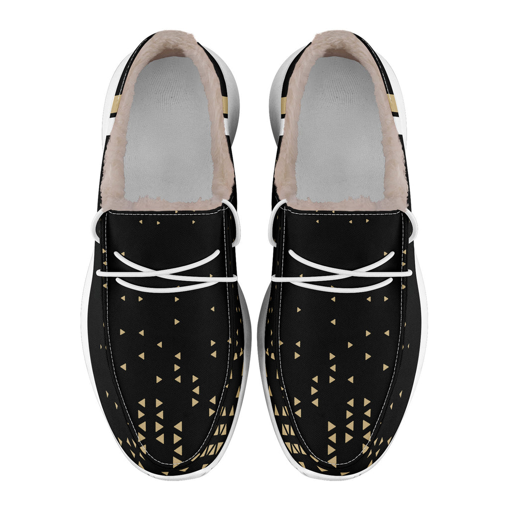 Custom Black Yellow New Orleans Shoes Personalized Sneaker FN042-D020279-19