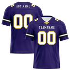 Custom Purple Classic Style Personalized Authentic Football Jersey FBJ02-bd0a70cb