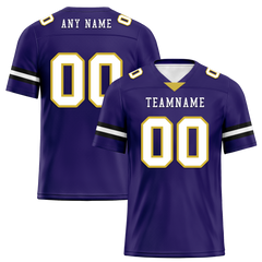 Custom Purple Classic Style Personalized Authentic Football Jersey FBJ02-bd0a70cb