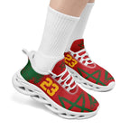Custom Morocco 2026 World Cup Sneakers DIY Country Flag Running Shoes Lightweight Sport Shoes Gift for Football Fans Personalized Team Name and Logo FN003-F009115-4
