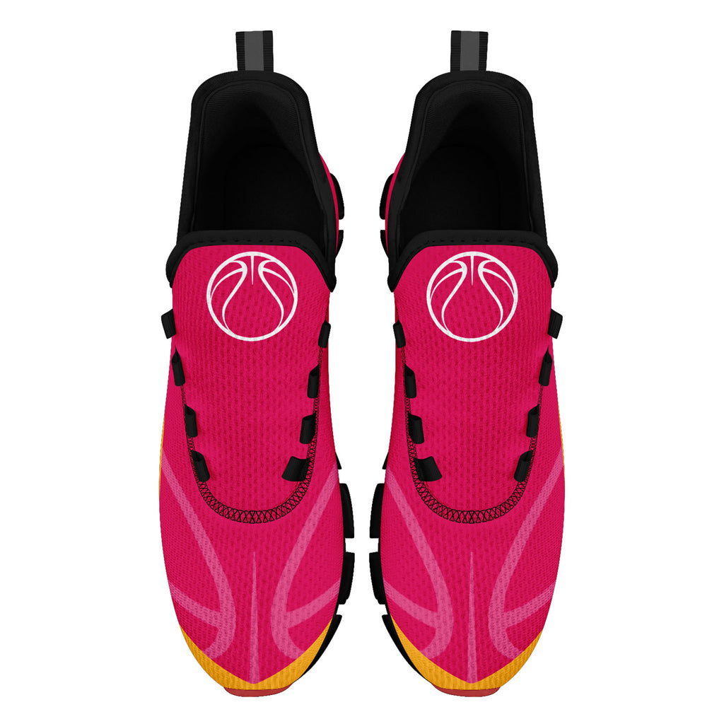 Custom Pink Yellow Maxsoul Shoes Personalized Sneaker FN003XD-D020391-20