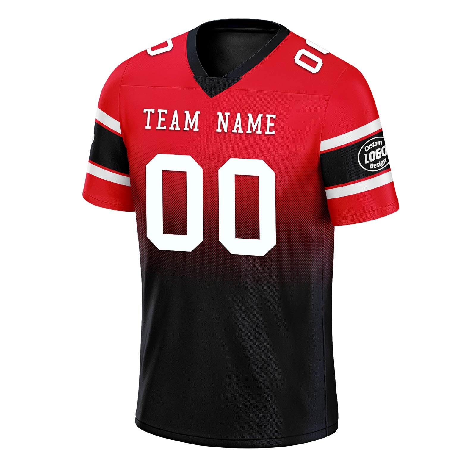 Custom Red Blue Houston Football Jersey and Hat Combo Offer Personalized Combo ZH-D020326-12
