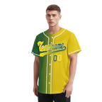 Custom Green Yellow Gradient Fashion Personalized Authentic Baseball Jersey BSBJ01-D0a707d