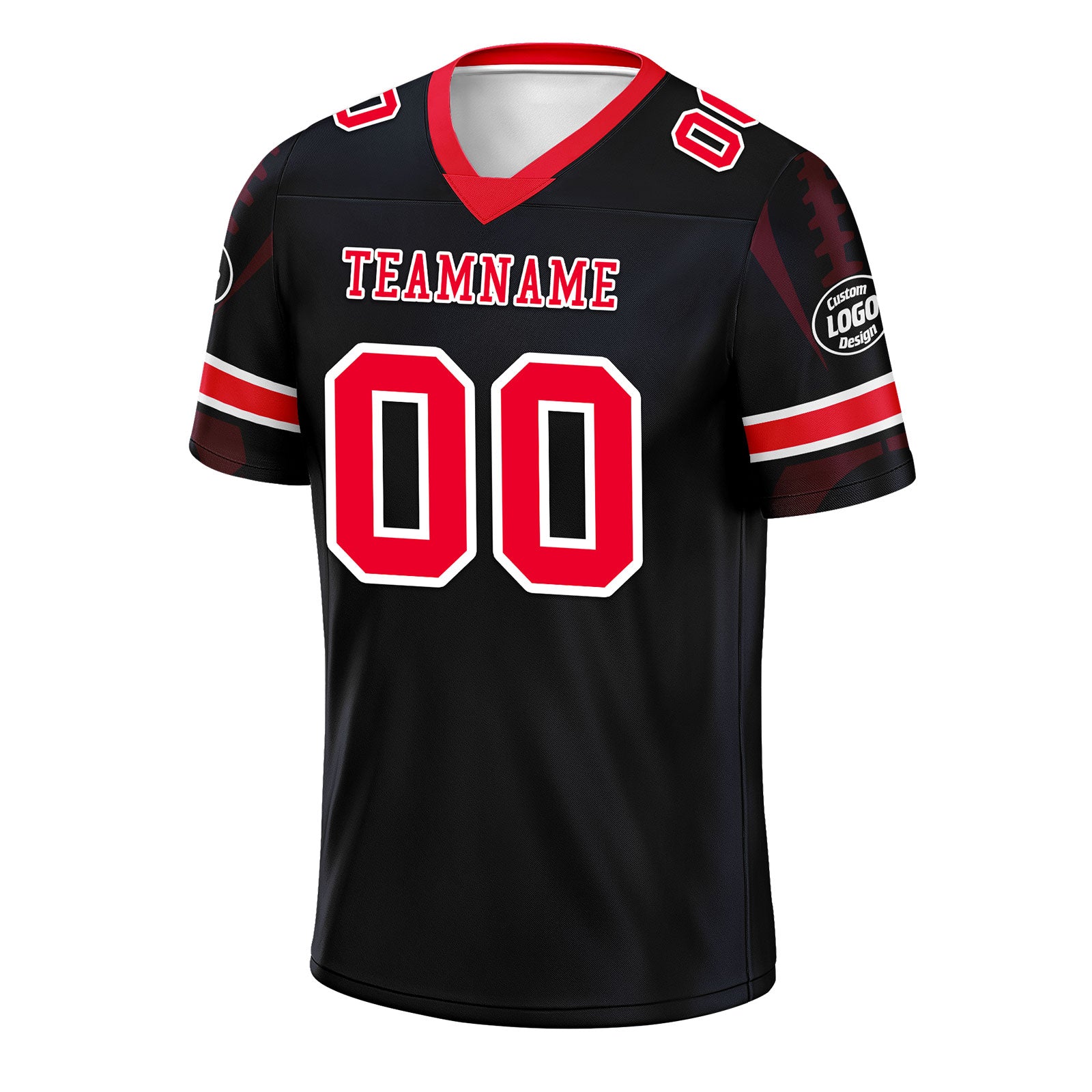 Custom Blue Houston Football Jersey and Sports Shoes Combo Offer Personalized Combo ZH-D025008-10