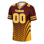 Custom Deep Red White Washington Football Jersey and Sports Shoes Combo Offer Personalized Combo ZH-D023031-31