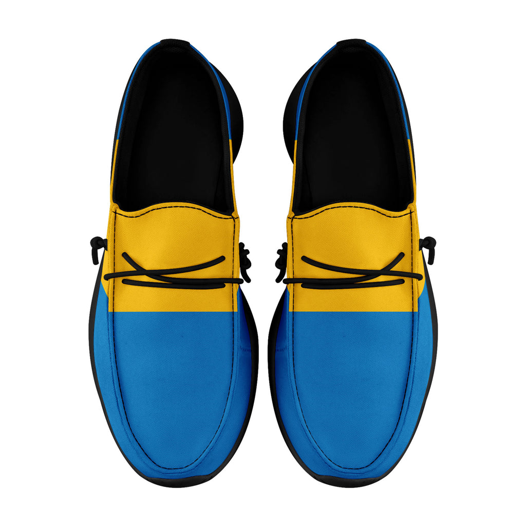 Custom Yellow Blue Los Angeles Jacket and Sports Shoes Combo Offer Personalized Combo ZH-D020294-22
