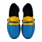 Custom Yellow Blue Los Angeles Jacket and Sports Shoes Combo Offer Personalized Combo ZH-D020294-22