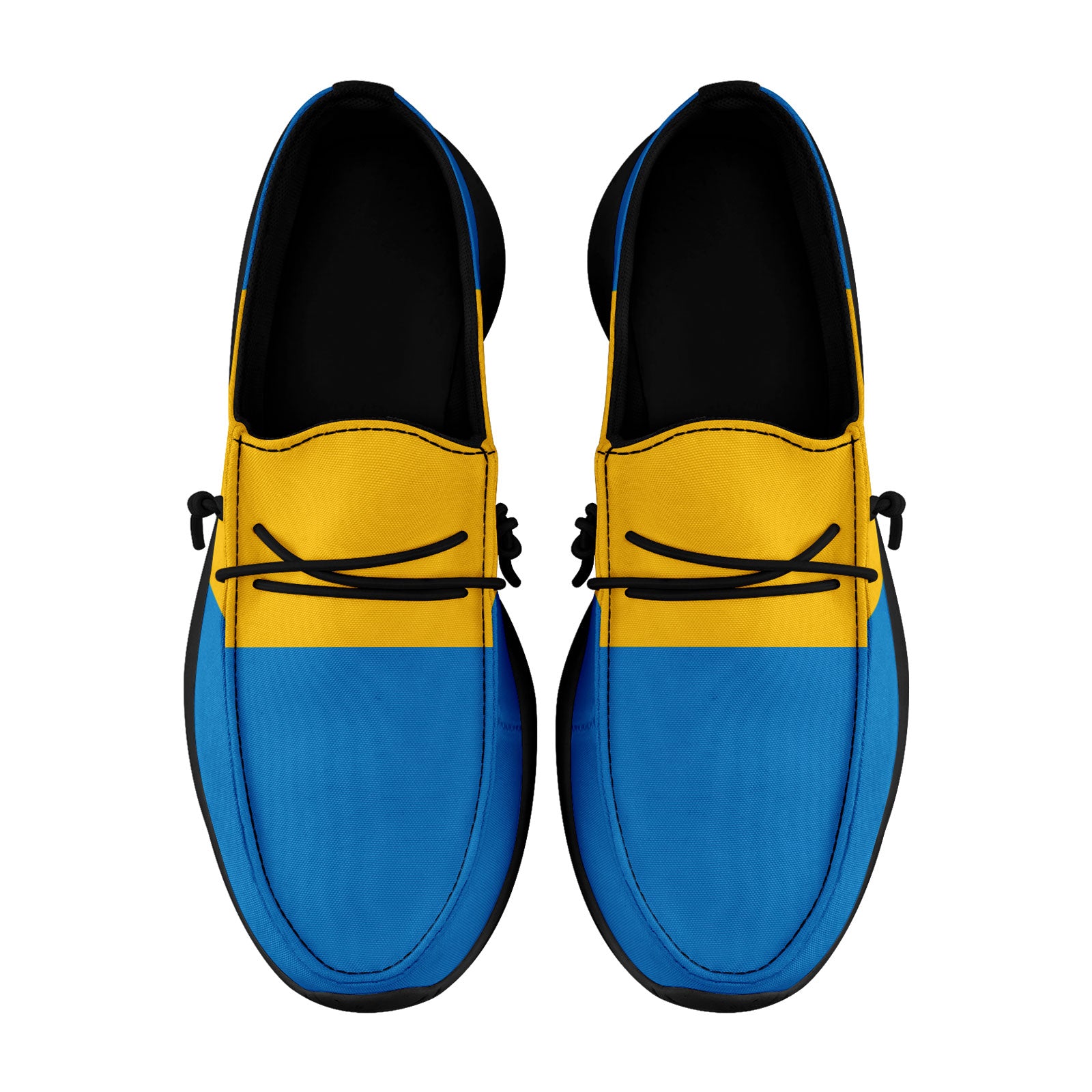 Custom Yellow Blue Los Angeles Jacket and Sports Shoes Combo Offer Personalized Combo ZH-D020294-22
