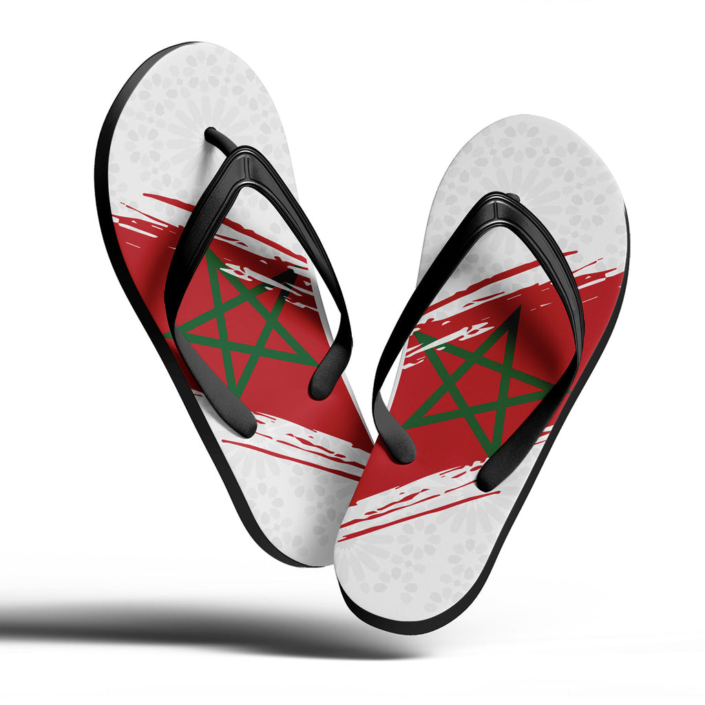 Custom Morocco 2026 World Cup Sneakers DIY Country Flag Running Shoes Lightweight Sport Shoes Gift for Football Fans Personalized Team Name and Logo FN058-F009124-5