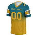 Custom Green Yellow Jacksonville Personalized Authentic Football Jersey FBJ02-D020249-16