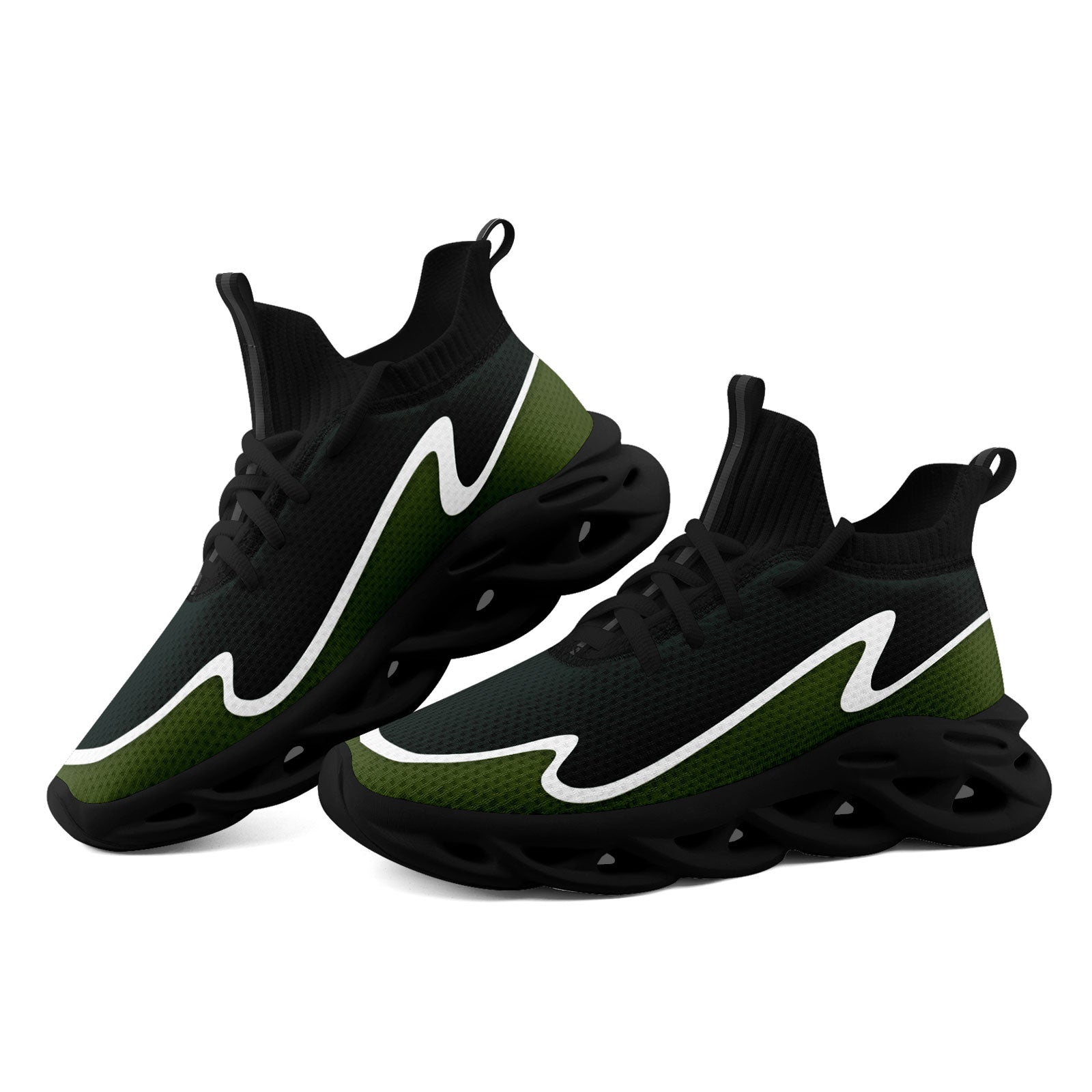 Custom Forest Green Maxsoul Shoes Personalized Sneaker FN030A-E020011-14