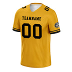 Custom Yellow Pittsburgh Personalized Authentic Football Jersey FBJ02-D020263-30