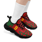 Custom Morocco 2026 World Cup Sneakers DIY Country Flag Running Shoes Lightweight Sport Shoes Gift for Football Fans Personalized Team Name and Logo FN003-F009115-10