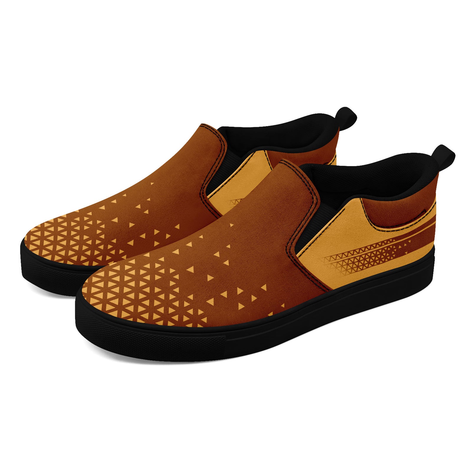 Custom Canvas Sneakers Personalized Slip On Shoes FN071-E023042-2