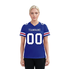 Custom Blue Classic Style Personalized Authentic Football Jersey FBJ02-bd0a70aa