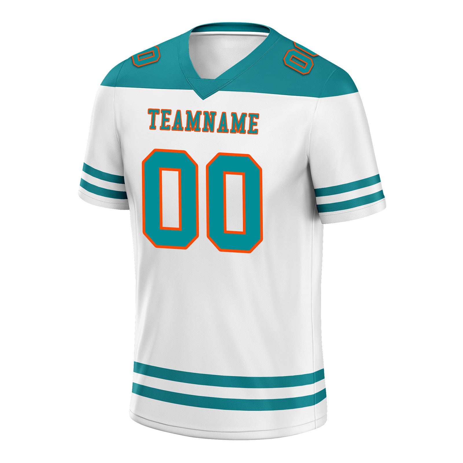 Custom Miami Personalized Authentic Football Jersey FBJ02-E0607-2
