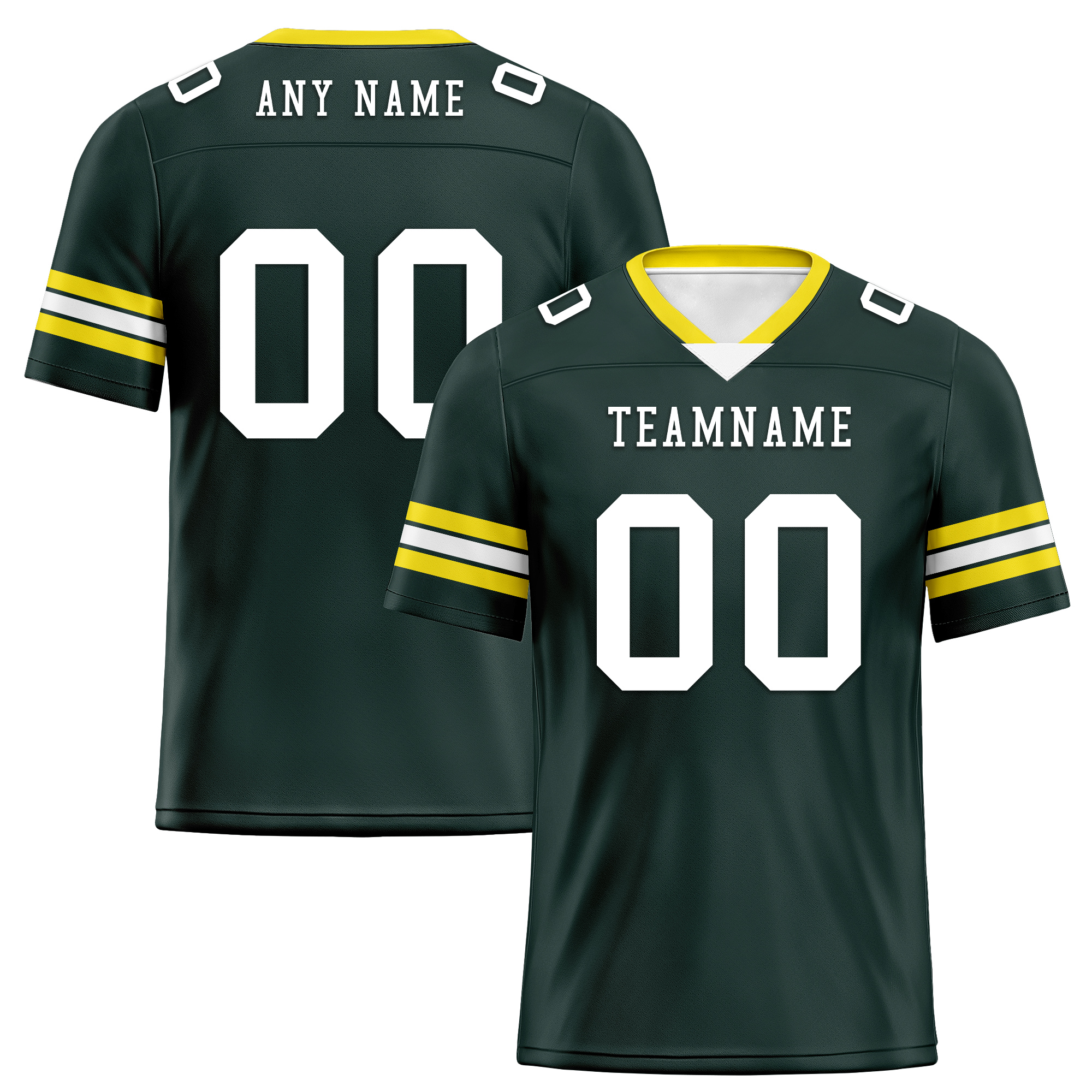 Custom Green Classic Style Personalized Authentic Football Jersey FBJ02-bd0a7007