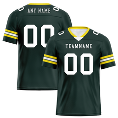 Custom Green Classic Style Personalized Authentic Football Jersey FBJ02-bd0a7007