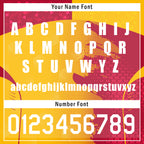 Custom Red Yellow Soccer Sets Jersey Personalized SCJ101-D020210-3