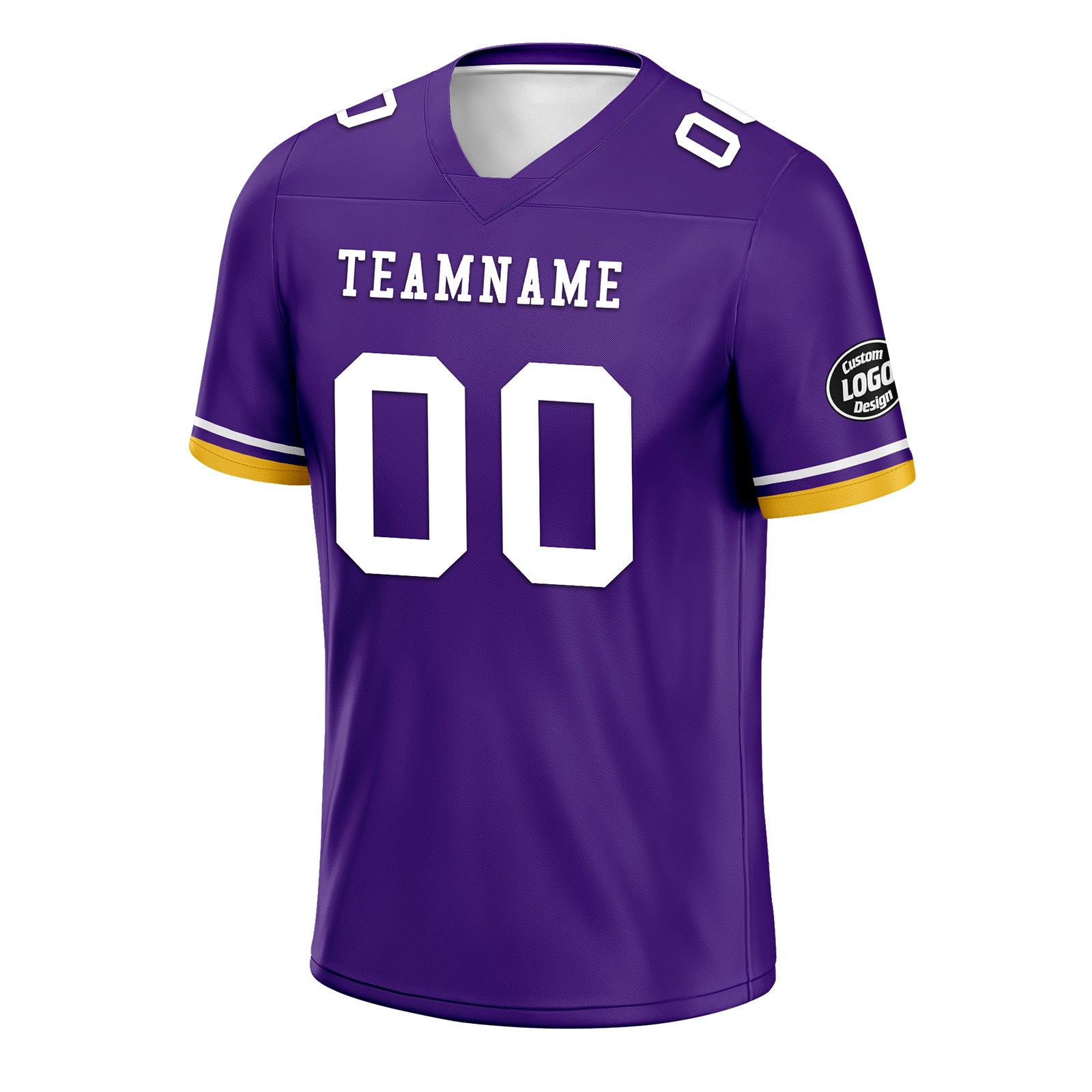 Custom Purple Minnesota Personalized Authentic Football Jersey FBJ02-D020263-17