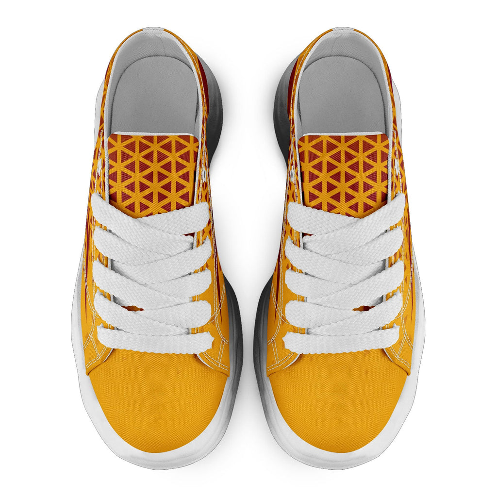 Custom Red Yellow Arizona Shoes Personalized Sneaker FN038-D023003-1 Custom Online