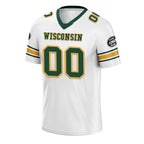Custom White Green Wisconsin Personalized Authentic Football Jersey FBJ02-D020256-7