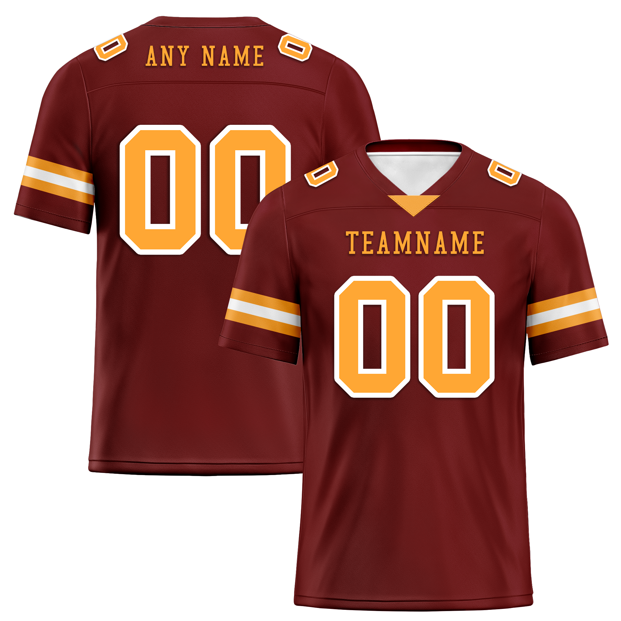 Custom Brown Classic Style Personalized Authentic Football Jersey FBJ02-bd0a70af