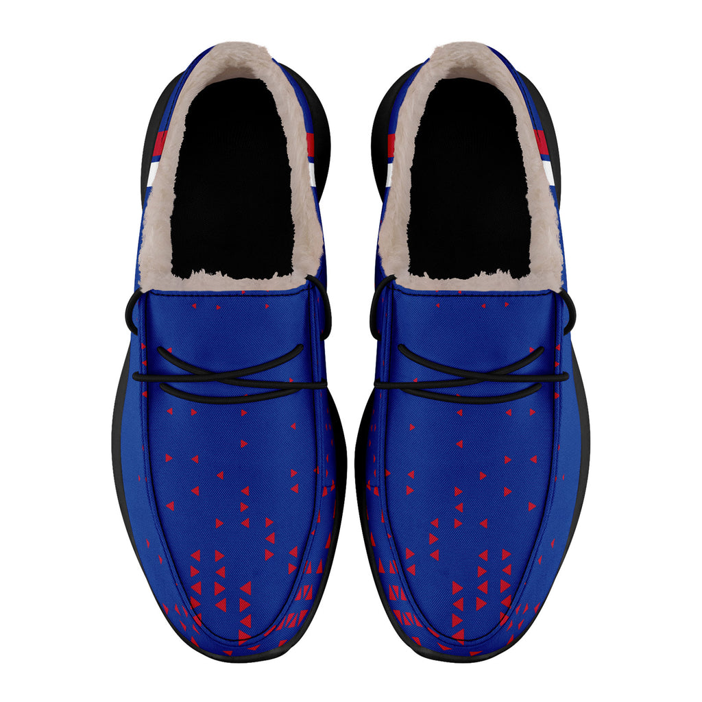 Custom Blue Red Buffalo Shoes Personalized Sneaker FN042-D020279-4