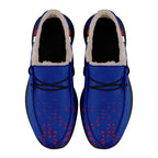 Custom Blue Red Buffalo Shoes Personalized Sneaker FN042-D020279-4