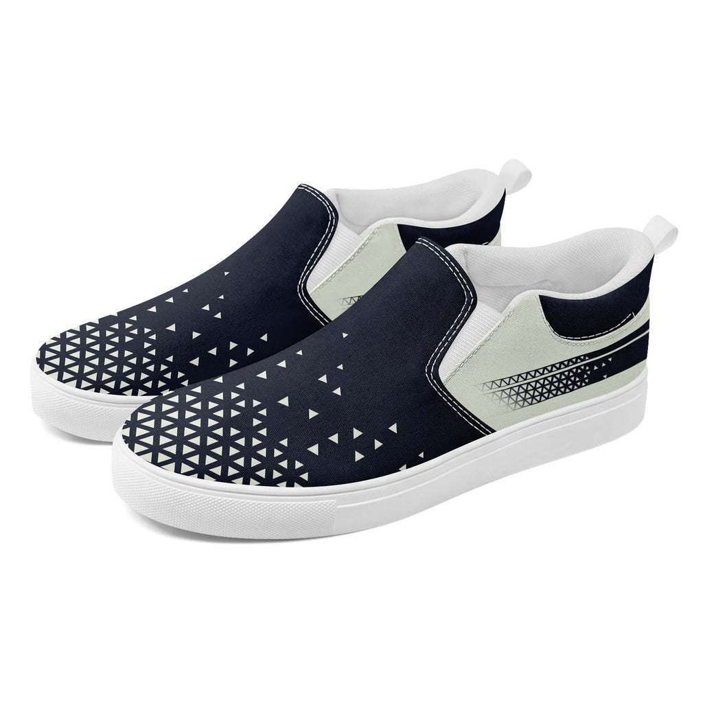 Custom Canvas Sneakers Personalized Slip On Shoes FN071-E023042-8