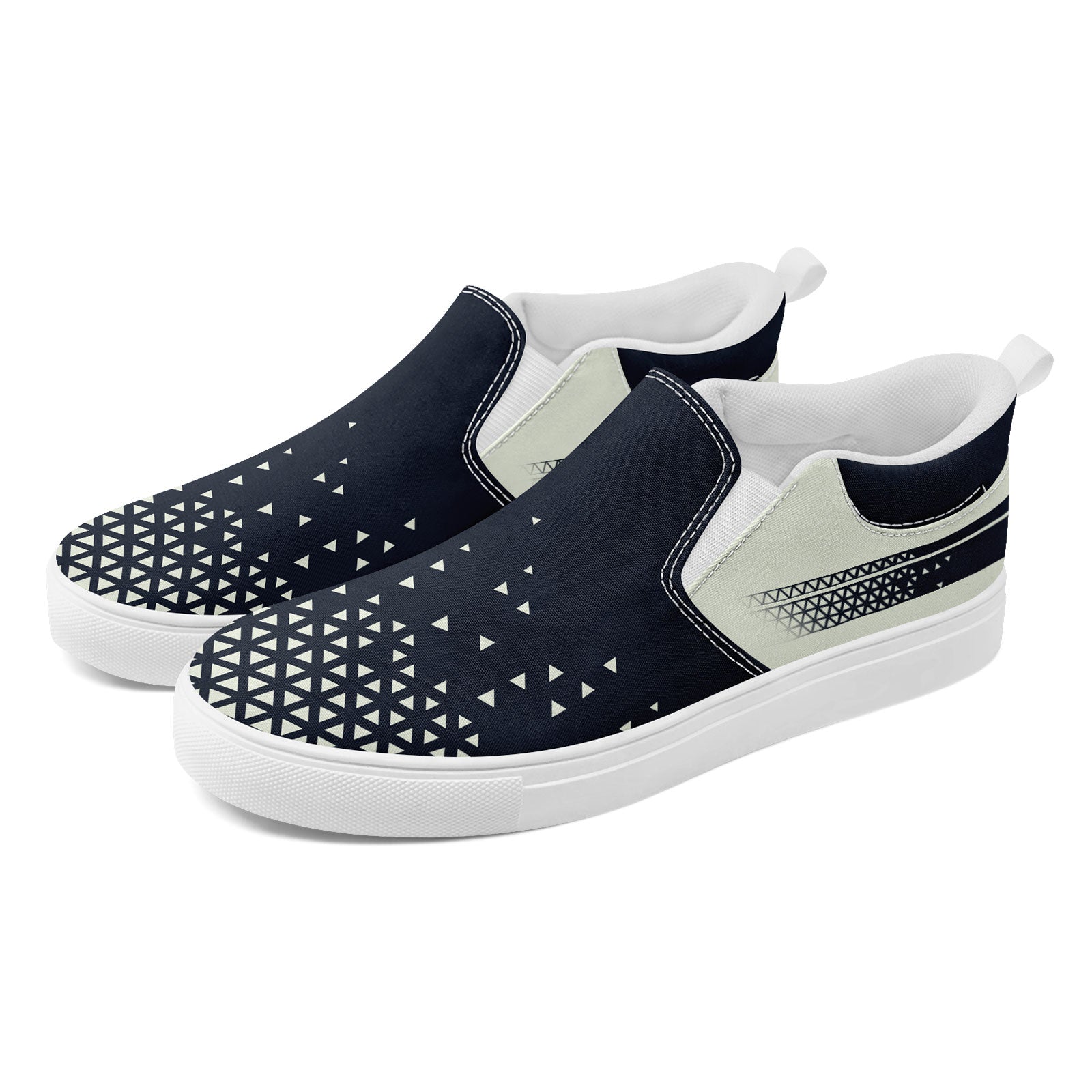 Custom Canvas Sneakers Personalized Slip On Shoes FN071-E023042-8