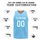 Custom Blue Red Cleveland City Edition Personalized Reversible Basketball Set Sports Basketball Jersey BBJ01R-D0610-6
