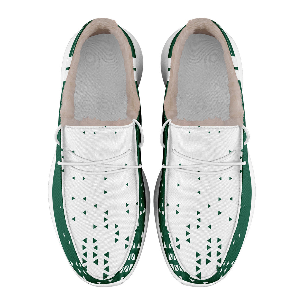 Custom Green White New York Shoes Personalized Sneaker FN042-D020279-28