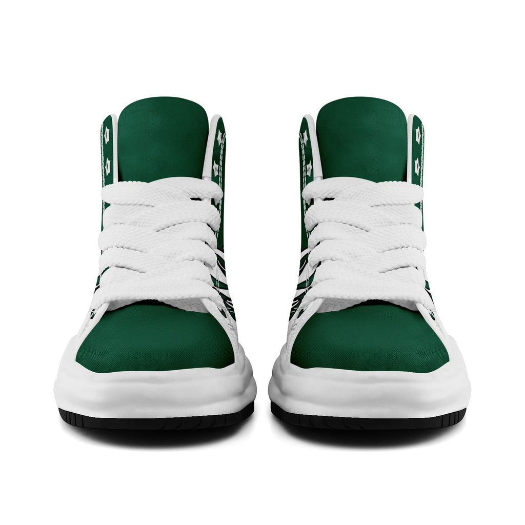 Custom Green White New York Football Jersey and Firesoul Sports Shoes Combo Offer Personalized Combo ZH-D020273-28