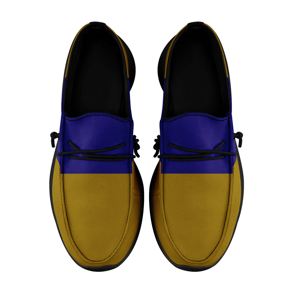 Custom Purple Yellow Baltimore Jacket and Sports Shoes Combo Offer Personalized Combo ZH-D020294-2