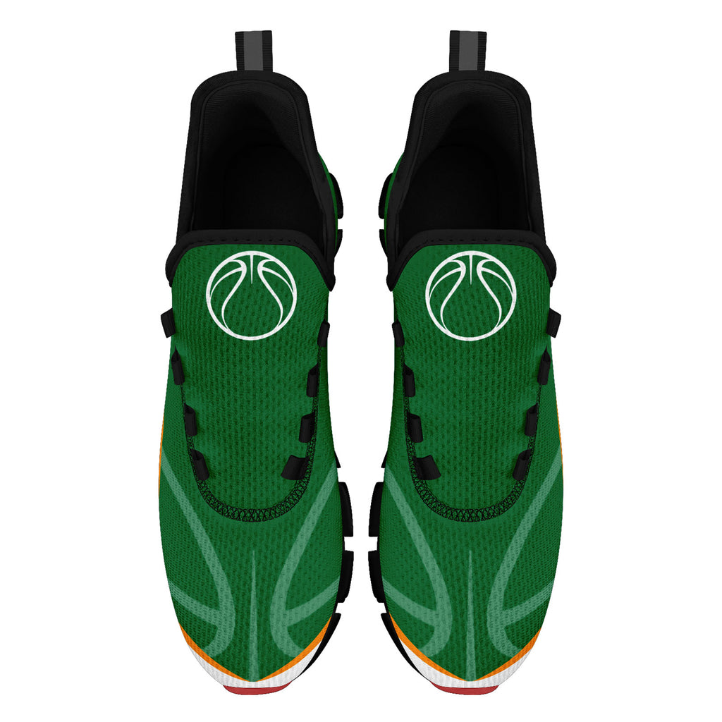 Custom Green Orange Maxsoul Shoes Personalized Sneaker FN003XD-D020391-18