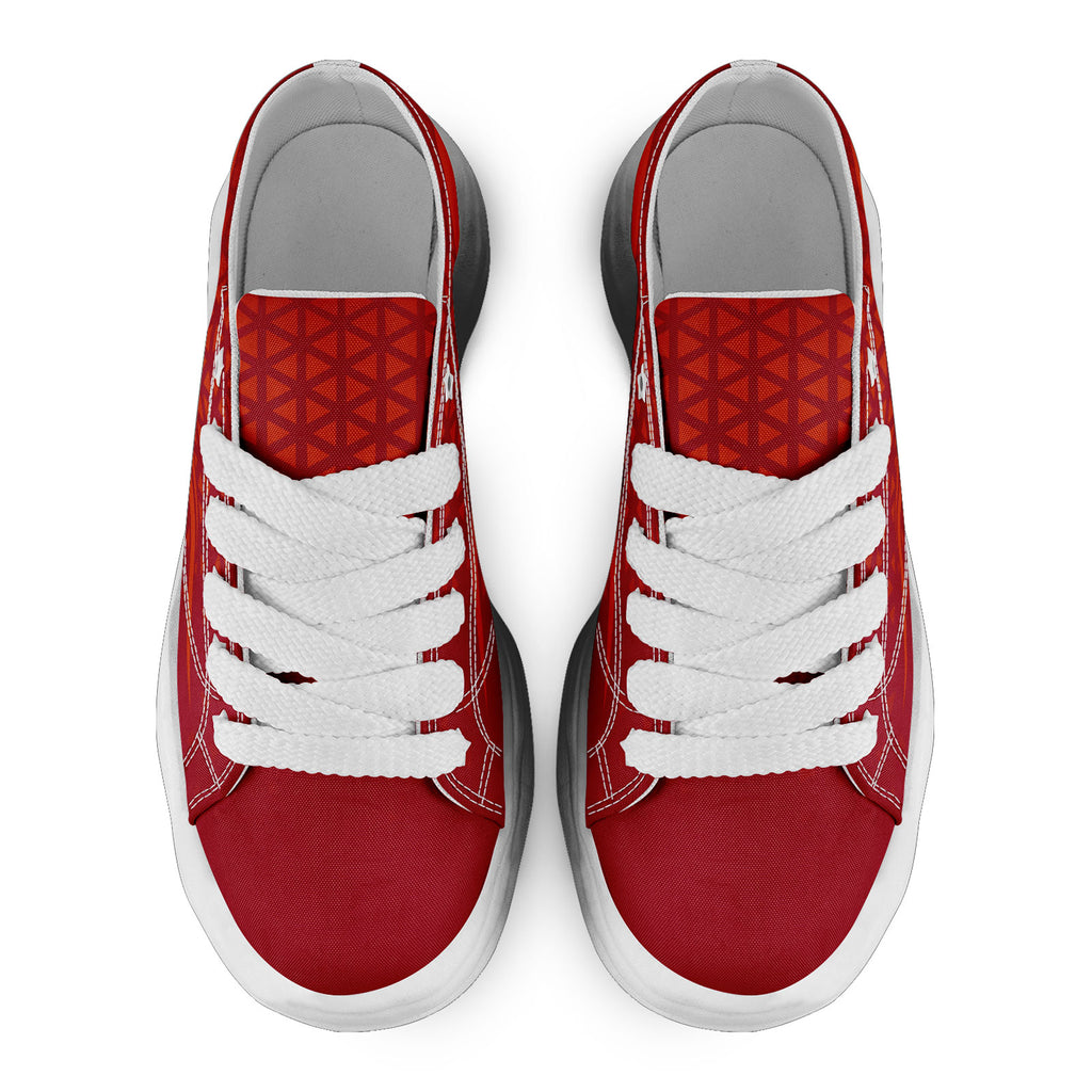 Custom Red White Florida Football Jersey and Sports Shoes Combo Offer Personalized Combo ZH-D023031-29