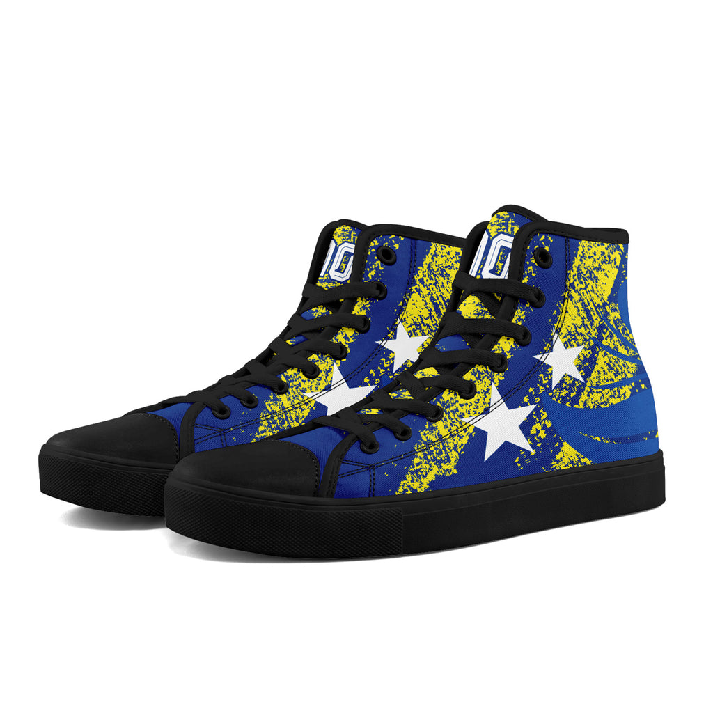 Custom Curaçao 2026 World Cup Sneakers DIY Country Flag Running Shoes Lightweight Sport Shoes Gift for Football Fans Personalized Team Name and Logo FN024-F009098-4