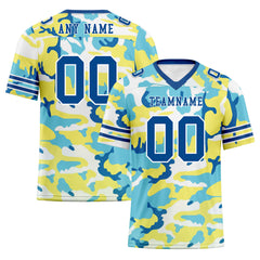 Custom Camo Personalized Authentic Football Jersey FBJ02-D06118