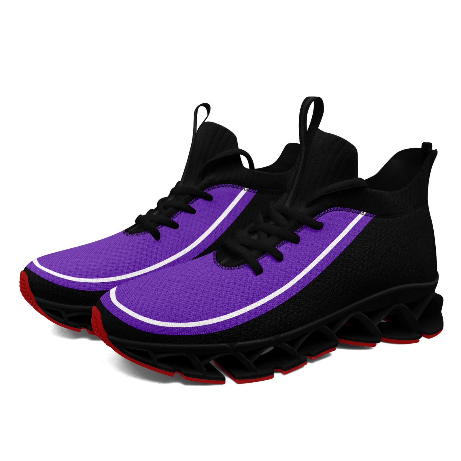Custom Purple Black Maxsoul Shoes Personalized Sneaker FN030XD-D020388-15